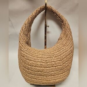 LSpace Aya Raffia Shoulder Bag Circle Bag Purse
